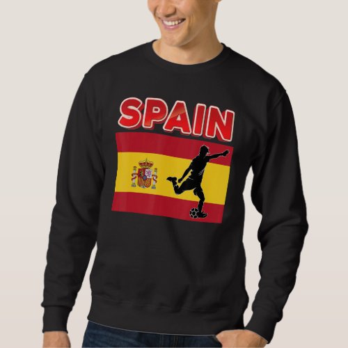 Fan Spain National Team World Football Soccer Cham Sweatshirt