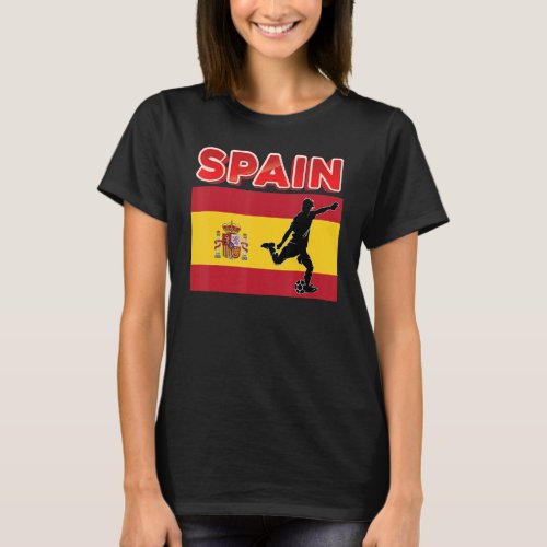 Fan Spain National Team World Football Soccer Cham T_Shirt
