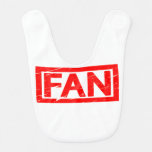 Fan Stamp Baby Bib