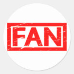 Fan Stamp Classic Round Sticker