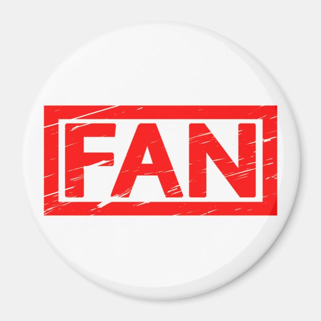 Fan Stamp Magnet (Front)