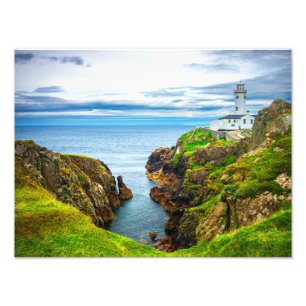 Fanad Head Lighthouse Cliffs – Ireland Photo Print