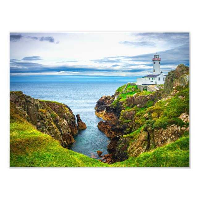 Fanad Head Lighthouse Cliffs – Ireland Photo Print (Front)
