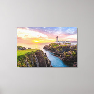 Fanad Head Lighthouse Co. Donegal Ireland Canvas Print