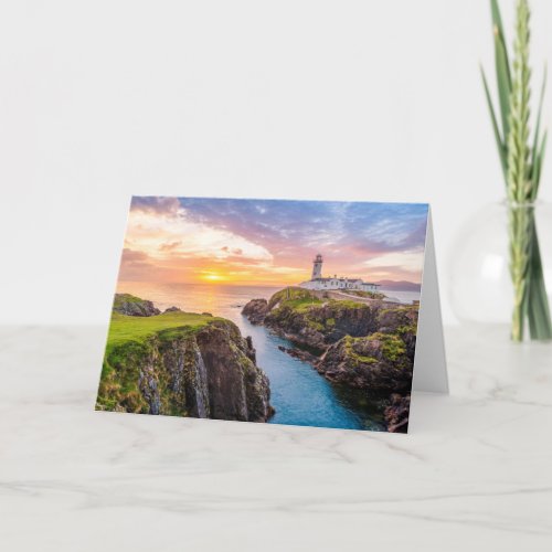 Fanad Head Lighthouse Co  Donegal Ireland Card