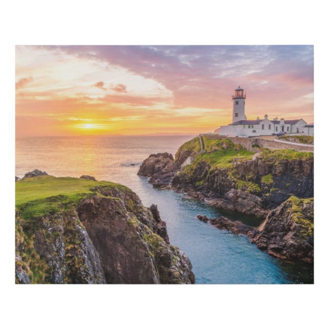 Fanad Head Lighthouse Co. | Donegal Ireland Faux Canvas Print (Front)