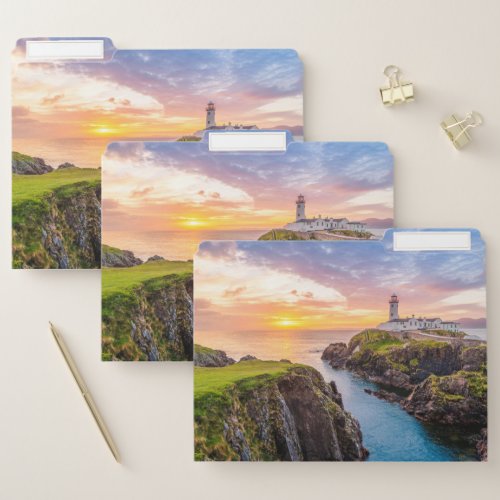 Fanad Head Lighthouse Co  Donegal Ireland File Folder