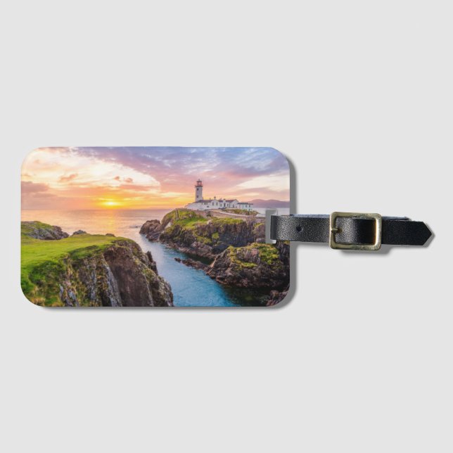 Fanad Head Lighthouse Co. | Donegal Ireland Luggage Tag (Front Horizontal)