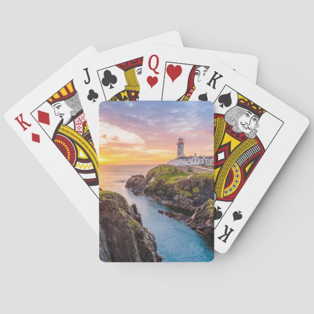 Fanad Head Lighthouse Co. | Donegal Ireland Poker Cards (Back)