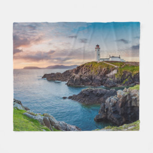 Fanad Head Lighthouse   Donegal, Ireland Fleece Blanket