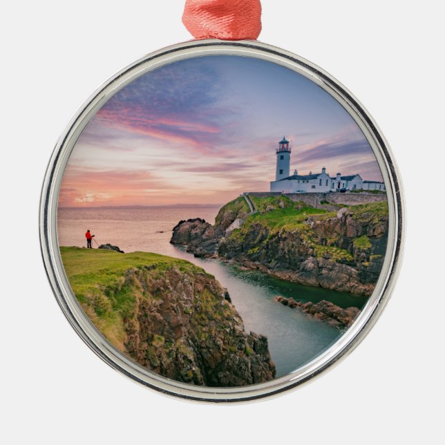 Fanad Head Lighthouse | Donegal, Ireland Metal Ornament (Front)