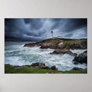 Fanad Head Lighthouse, Letterkenny, Ireland Poster