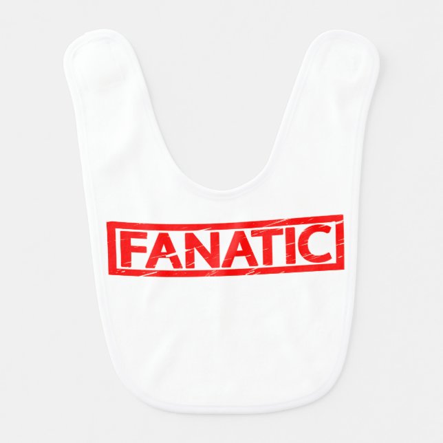 Fanatic Stamp Baby Bib (Front)