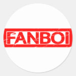 Fanboi Stamp Classic Round Sticker