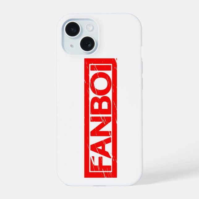 Fanboi Stamp Iphone Case (Back)