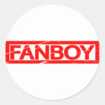 Fanboy Stamp Classic Round Sticker