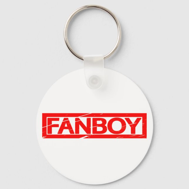 Fanboy Stamp Keychain (Front)