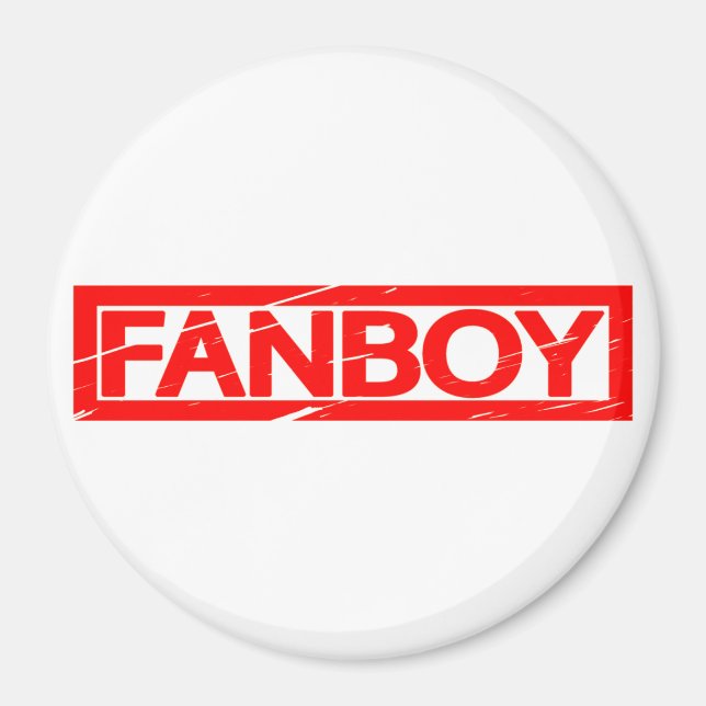 Fanboy Stamp Magnet (Front)