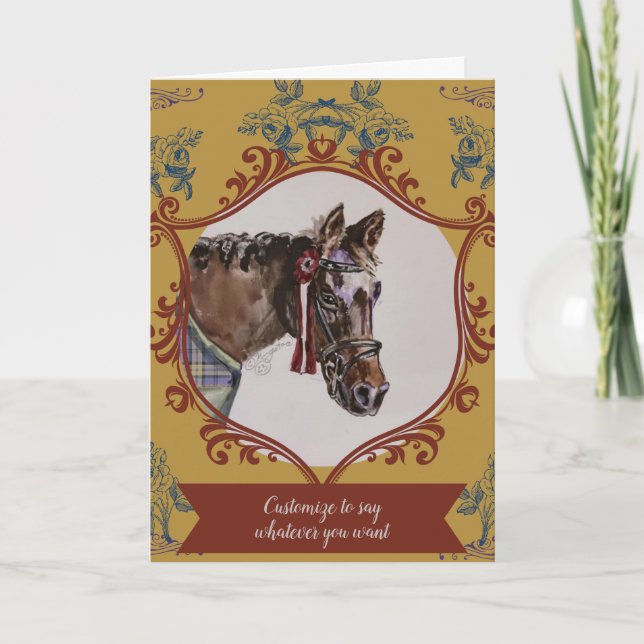 "Fanc" Jamie Letterpress Thank You Card (Front)