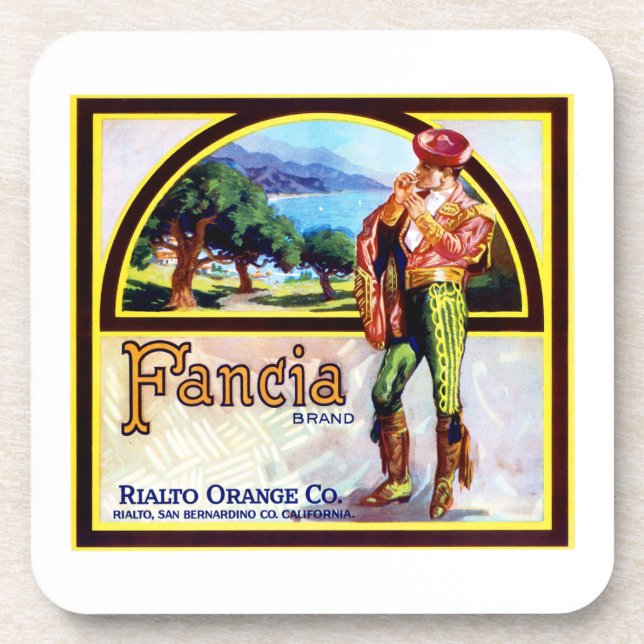 Fancia Oranges Coaster (Front)
