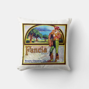 Fancia Oranges Throw Pillow