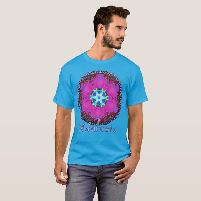 Fancied Namaste Kaleidoscope T-Shirt (Front Full)