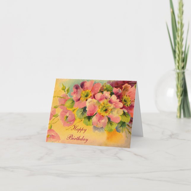 Fanciful and Feminine Floral Notecards - Add Text (Front)