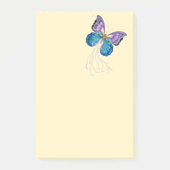 Fanciful Butterfly Post-it Notes (Front)