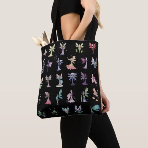 Fanciful Fairies Fun Colorful Fairy Fantasy Art Tote Bag