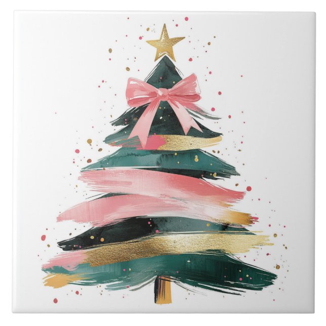 Fanciful Holidays Ceramic Tile (Front)