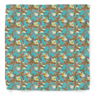 Fanciful Starfish Pattern Bandana