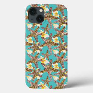 Fanciful Starfish Pattern iPhone 13 Case