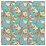 Fanciful Starfish Pattern Fabric