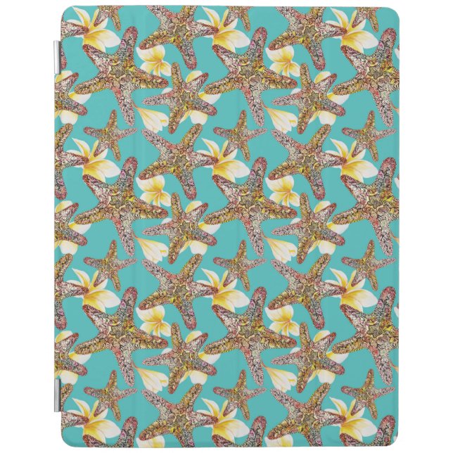 Fanciful Starfish Pattern iPad Smart Cover (Front)