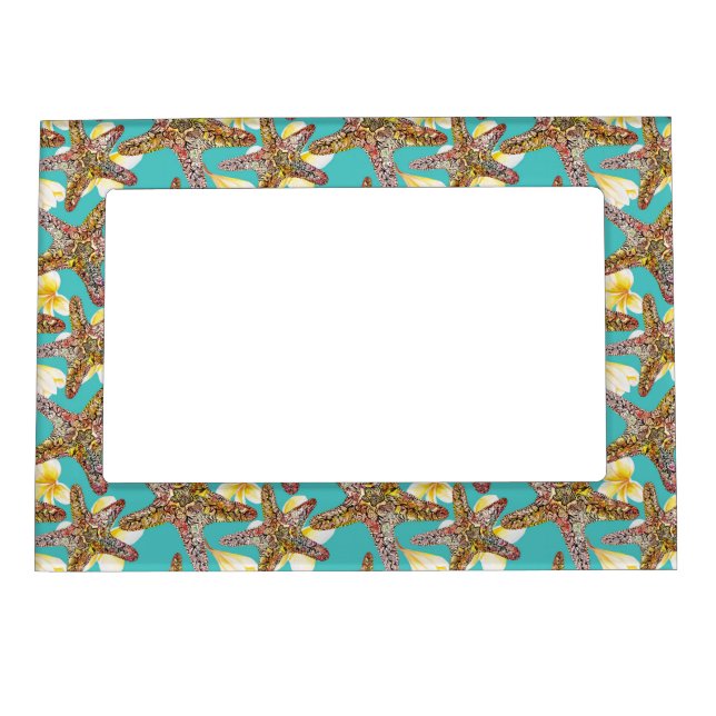Fanciful Starfish Pattern Magnetic Frame (Front)