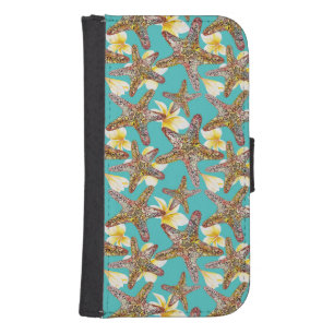 Fanciful Starfish Pattern Phone Wallet