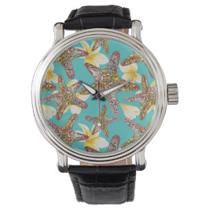 Fanciful Starfish Pattern Watch