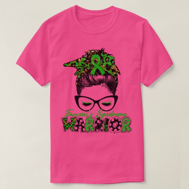 Fanconis Syndrome Awareness Warrior Women Glasse M T-Shirt (Design Front)