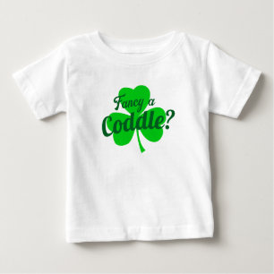 Fancy A Coddle Cuddle Irish Saying Baby T-Shirt