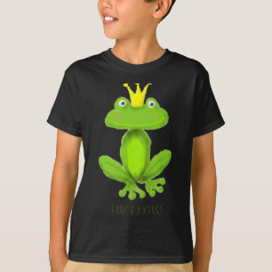 Fancy A Kiss Frog Prince Cartoon Valentiness Day T T-Shirt