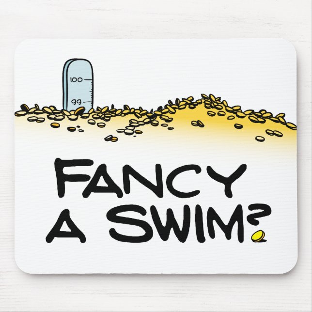 Fancy a Swim? Mouse Pad (Front)