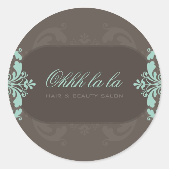 FANCY ADDRESS LABEL :: couture flourish 2B (Front)