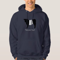 Fancy an Oreo? Belted Galloway Cow Hoodie