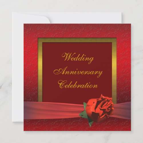 Fancy Anniversary Party Invitation