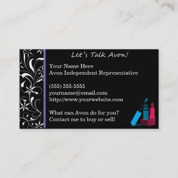 Fancy Avon Business Card by hkimbrell at Zazzle
