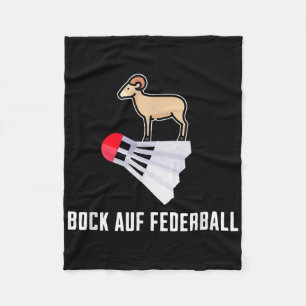 Fancy Badminton - Desire For Badminton Badminton Fleece Blanket