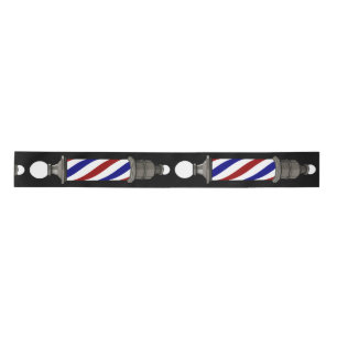 Fancy Barber Pole Satin Ribbon