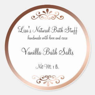 Fancy Bath Products Label