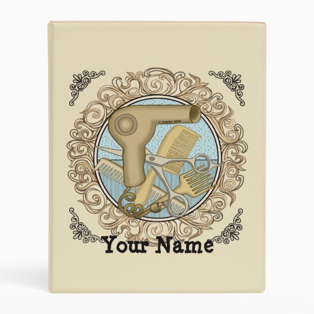 Fancy Beautician binder  (Front)