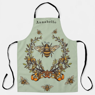 Fancy Bee Personalize  Apron